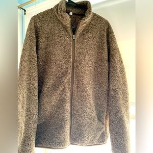 Uniqlo fluffy zip up sweater - men’s medium